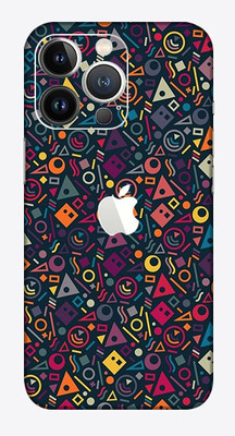 OggyBaba APPLE iPhone 13 Pro Max, Phone Back side Protector and Camera Protector Mobile Skin(Geometric Shapes Skin Matte Finish)