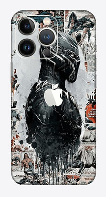 OggyBaba APPLE iPhone 13 Pro Max, Phone Back side Protector and Camera Protector Mobile Skin(Black Panther Skin Matte Finish)