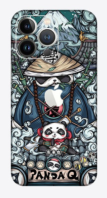 OggyBaba APPLE iPhone 13 Pro Max, Phone Back side Protector and Camera Protector Mobile Skin(Ninja Panda Skin Matte Finish)