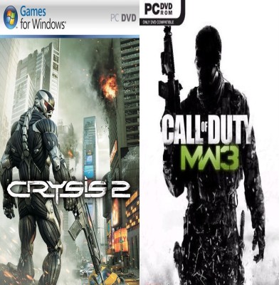 Crysis 2 and Call of Duty Modern Warfare 3 Top Two Game Combo (Offline Only) (Regular)(Action Adventure, for PC)