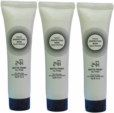 ADJD 24H MATTE FINISH OIL FREE GEL BASE PRIMER COMBO OF 3 Primer  - 90 g(Transparent)