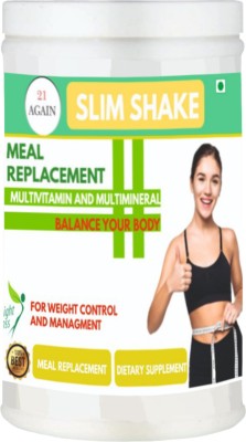 21 again Meal Replacement Shakes | Slim Shake | Fast Slim | For Weight Loss Protein Shake(500 g, Chocolate)