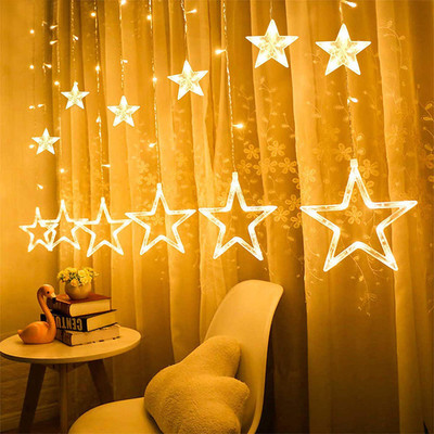 GLowcent 138 LEDs 4.98 m Yellow Steady Star Rice Lights(Pack of 1)