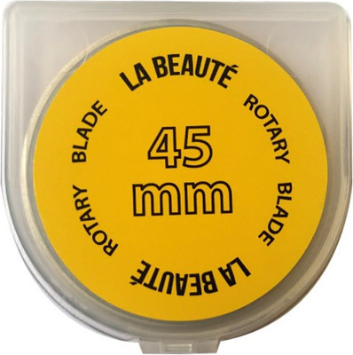 LaBeaute SKS-7 Straight Edge Replacement Blades Pack of 10 for Rotary Fabric Cutter(45 mm)