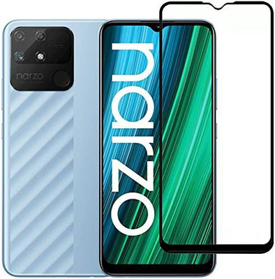 Express Buy Edge To Edge Tempered Glass for Realme Narzo 50A(Pack of 1)