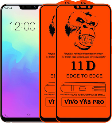 TOPTEMPER Edge To Edge Tempered Glass for VIVO Y83 PRO(Pack of 2)