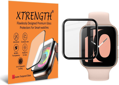 XTRENGTH Edge To Edge Tempered Glass for OPPO Watch 41mm(Pack of 1)