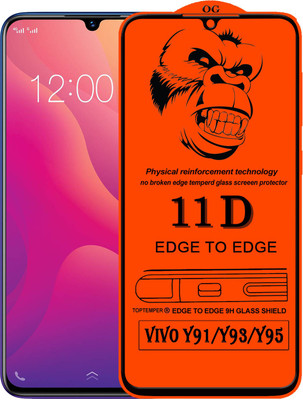TOPTEMPER Edge To Edge Tempered Glass for VIVO Y93(Pack of 1)