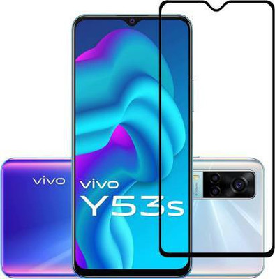 ASVALBUY Edge To Edge Tempered Glass for Vivo Y53s(Pack of 1)