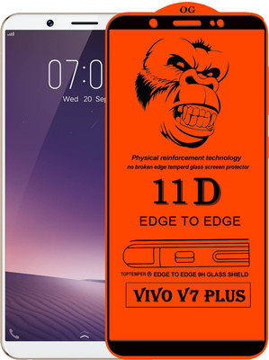 TOPTEMPER Edge To Edge Tempered Glass for VIVO V7 Plus(Pack of 1)