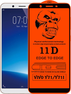 TOPTEMPER Edge To Edge Tempered Glass for VIVO Y71(Pack of 1)