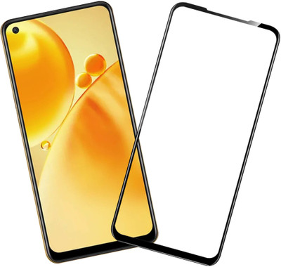 HUPSHY Edge To Edge Tempered Glass for OPPO F19s(Pack of 1)