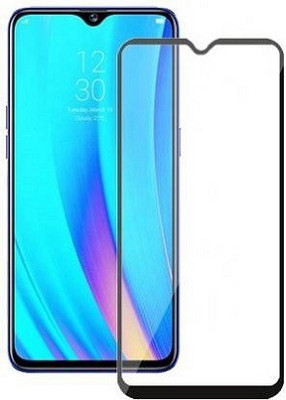 kentop Edge To Edge Tempered Glass for Realme 3i(Pack of 1)