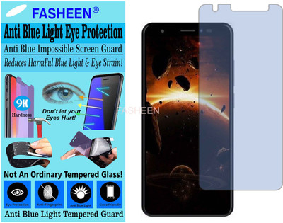 Fasheen Tempered Glass Guard for LAVA Z91E (Impossible UV AntiBlue)(Pack of 1)