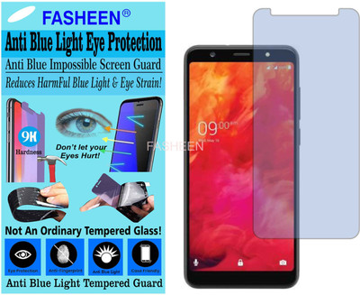 Fasheen Tempered Glass Guard for LAVA Z81 (Impossible UV AntiBlue)(Pack of 1)