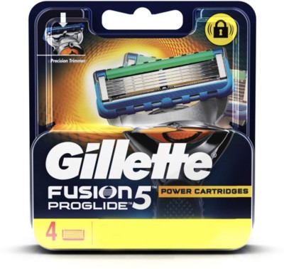 Gillette fusion proglide shaving blades pack of 4