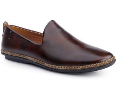 Blackyard Loafers For Men(Brown , 8)