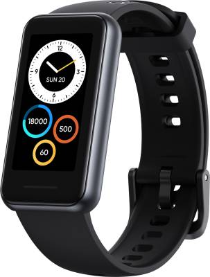 realme Band 2 with Large 1.4 HD Display &amp; 5ATM Water Resistance  (Grey Strap, Size : Free Size)