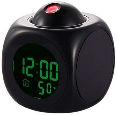 JRS TRADERS Digital Black Clock