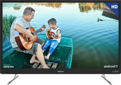 Nokia 81 cm (32 inch) HD Ready LED Smart Android TV with Sound by Onkyo and Dolby Atmos  (32HDADNDT8P)