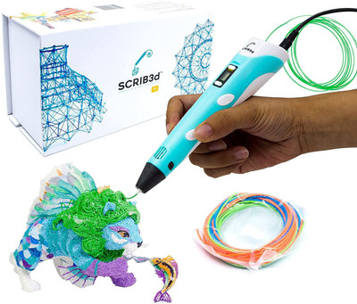 SATYAM TRADING 3D Pen Starter Kit with LCD Display, Pen Stand, Power Adapter, 3 x 1.75mm ABS/PLA Filament 3D Printer Pen 3D Printer Pen
