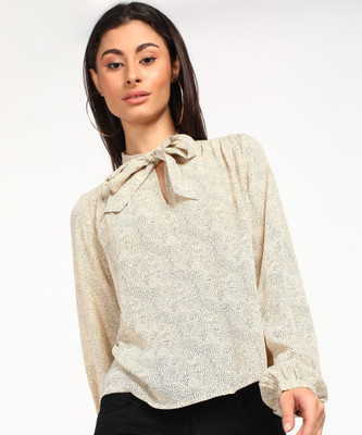 LEVI'S Casual Printed Women Brown Top