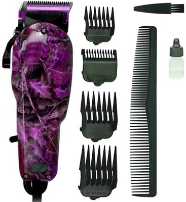 Geemy Corded Rechargeable Hair Clipper Powerful Shaver Trimmer For Men Casual Gift Set Trimmer 0 min  Runtime 3 Length Settings(Multicolor)