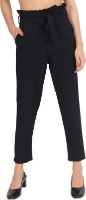 D'Vesh Regular Fit Women Black Trousers