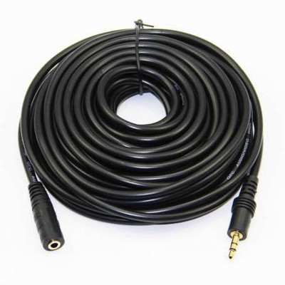 Etake AUX Cable 3 m 3.5MM Male To Female Audio Stereo Audio Cable Auxiliary Female Jack Extension Lead(Compatible with Mobile (Not For Mic), Black)