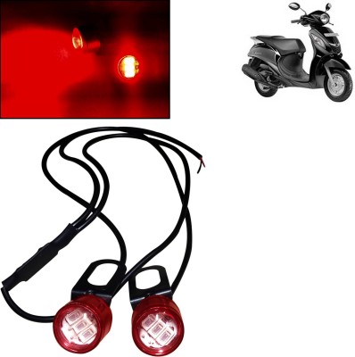 Pious Waterproof RED 12v Motorcycle Led Strobe Flash Warning Light For Fusion_UN927 Brake Light Motorbike LED for Yamaha (12 V, 10 W)(Fusion, Pack of 2)