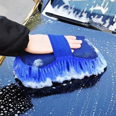 CRAZYGOL Microfiber Vehicle Washing  Sponge(Pack Of 1)