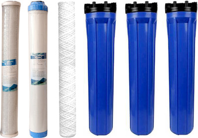 discount Aqua Swadesh RO Replacement Filter Set for 50/100 Lph Commercial RO | AquaOcean 20″PP SPUN Filter RO Water Purifier All Types of Water Purifiers Up to 50 Lph and 100 Lph Industrial/Commercial RO Suitable For Home And Kitchen Solid Filter Cartridge(1, Pack of 1)