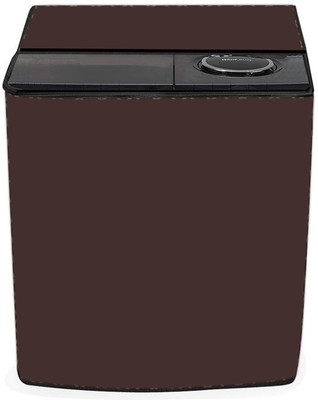 SAVEIT Semi-Automatic Washing Machine  Cover(Width: 82 cm, Coffee)