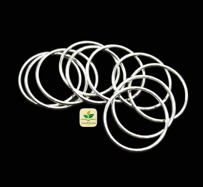 zazza home decor 10 Pcs 2 inch Silver Metal Hoop Ring Macrame Ring for Dream Catcher Crafts Decoration DIY Projects.