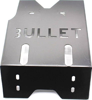 WHEETOYKART Safety Black Engine Guard Bullet Designed Mud Protection Steel Engine Guard/Bash Plate/Sump Guard For Royal Enfield Classic, Standard 350/500cc, BS6 Bike Engine Guard(Royal Enfield)
