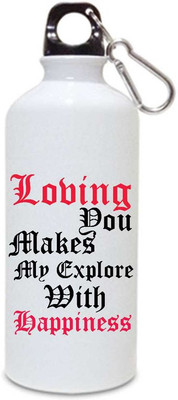 RSGiftery 750 ml Aluminium Sipper(Pack of 1, White)