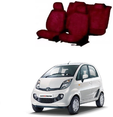JMJW & SONS Cotton Car Seat Cover For Tata Nano(Fixed Head Rest, Mono Back Seat, Without Back Seat Arm Rest, 5 Seater)