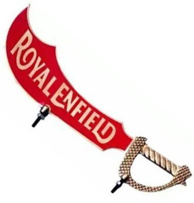 WHEETOYKART Emblem for Bike(Gold, Red)