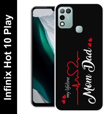 Vaultart Back Cover for Infinix Hot 10 Play(Multicolor, Dual Protection, Silicon)