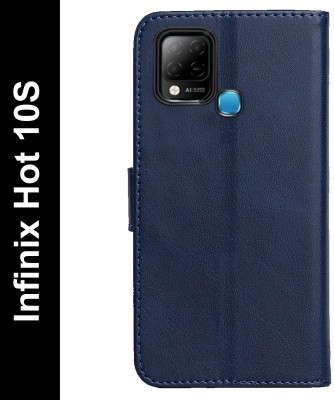 WEBKREATURE Back Cover for Infinix Hot 10S(Blue, Dual Protection, Pack of: 1)