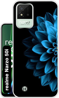 Flipkart SmartBuy Back Cover for realme Narzo 50i(Black, Blue, Dual Protection, Silicon, Pack of: 1)