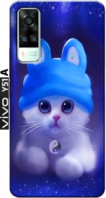 YorKtoLene Back Cover for Vivo Y51 A(Multicolor, Silicon, Pack of: 1)