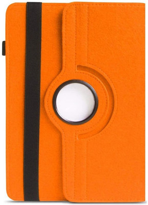 HARITECH Flip Cover for Lenovo Tab M8 (TB-8505X/TB-8505F) 2019 Released (8 Inch)(Orange, Dual Protection, Pack of: 1)