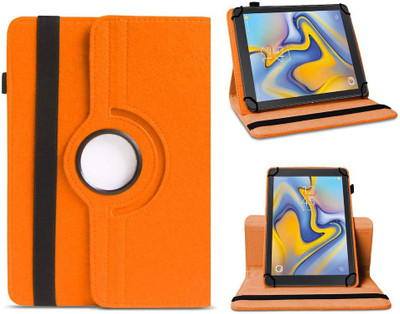 HARITECH Flip Cover for Lenovo M10 FHD REL (10.1 Inch) (TB-X605FC/TB-X605LC(Orange, Rugged Armor, Pack of: 1)