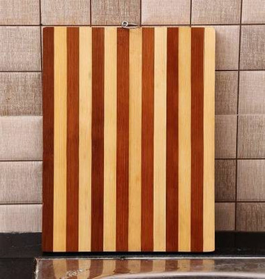 cashback 4tens Bamboo Wooden Chopping Cutting Board with Handle | ecnirp basana Wooden Chopping Board Chop Anti-Bacterial Single Solid Chopping Cutting Board Natural Bamboo Chopping Board Set for Kitchen Cutting Vegetables Bamboo Cutting Board(Brown Pack of 1)