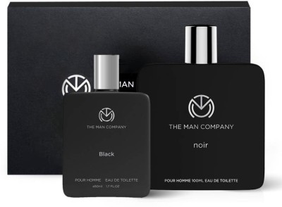 THE MAN COMPANY Luxury Perfume Set with Noir, Black for Men | Premium Luxury Long Lasting Fragrance | Premium Spray | Body Perfume for Men | No Gas Deodorant Perfume Body Spray  -  For Men & Women(150 ml, Pack of 2)