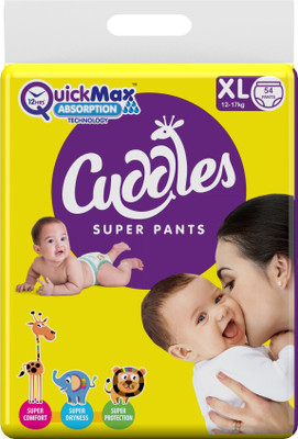 Cuddles - Super Pants Pant Style Diaper - L(62 Pieces)