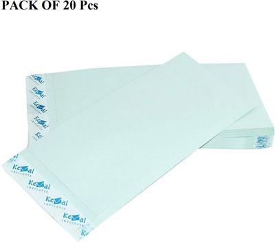 True-Ally self-seal polynet cloth line Cheque Size Paper Envelopes, Pack of 20, Green,11 x 5 inches Envelopes(Pack of 20 Green)