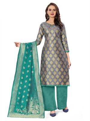 Shadow & Saining Jacquard Self Design Salwar Suit Material