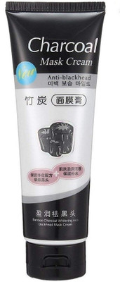 Amaryllis Anti Blackhead Charcoal Face Mask Cream Tube(130 ml)